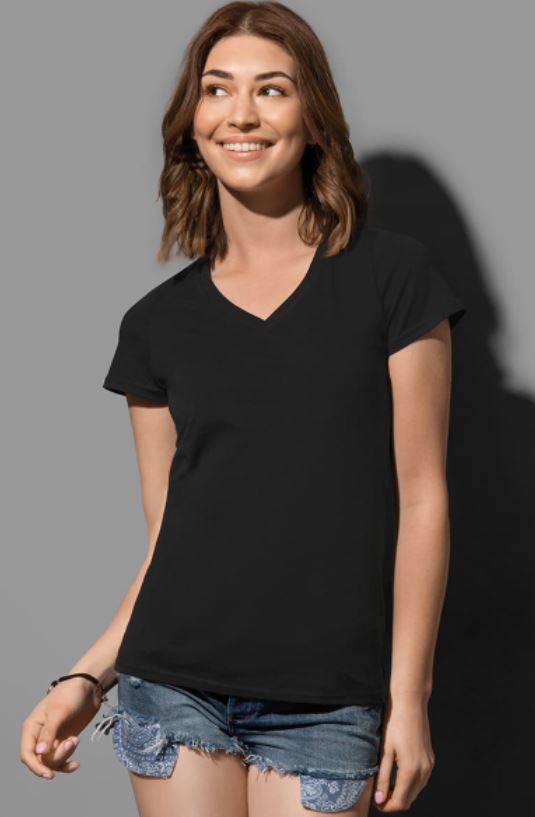 Dámské trièko Janet Organic V-neck - Výprodej - zvìtšit obrázek